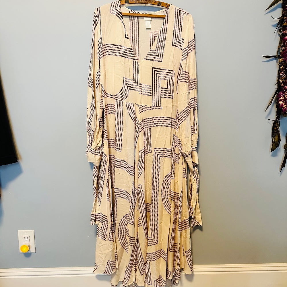 H&M - 70s Style Maxi Dress - Sz 12